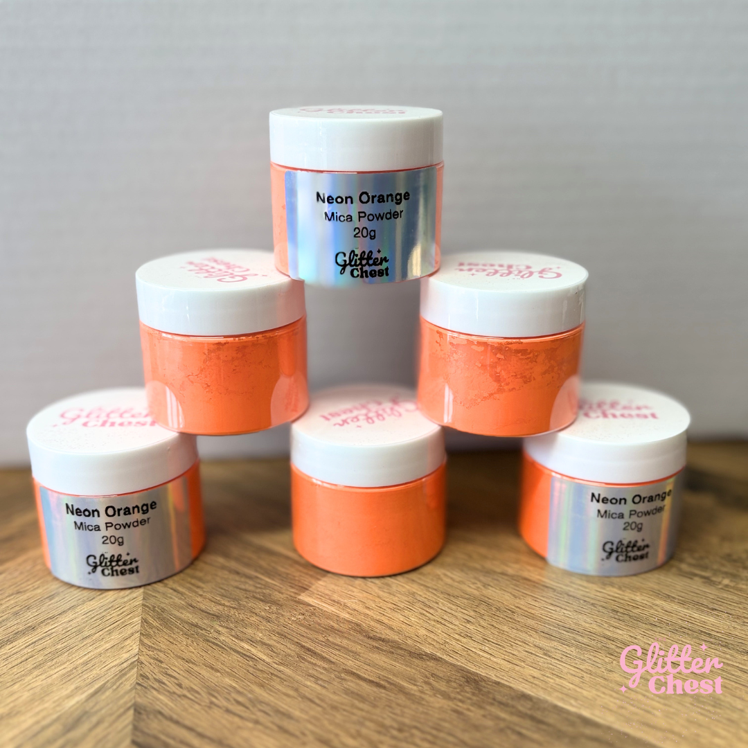 Neon Orange Mica Powder - 20g