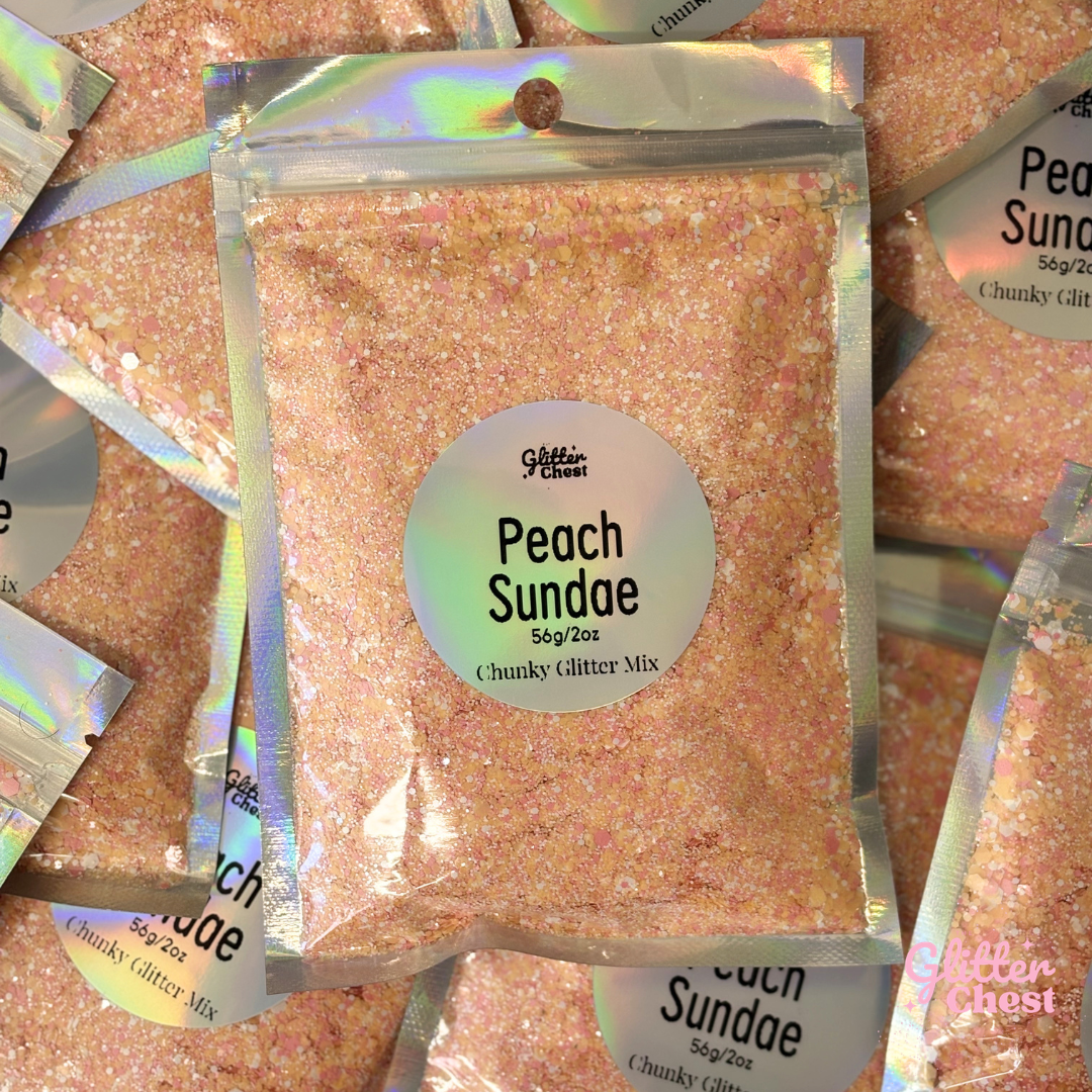 Peach Sundae Chunky Glitter - 2oz/56g