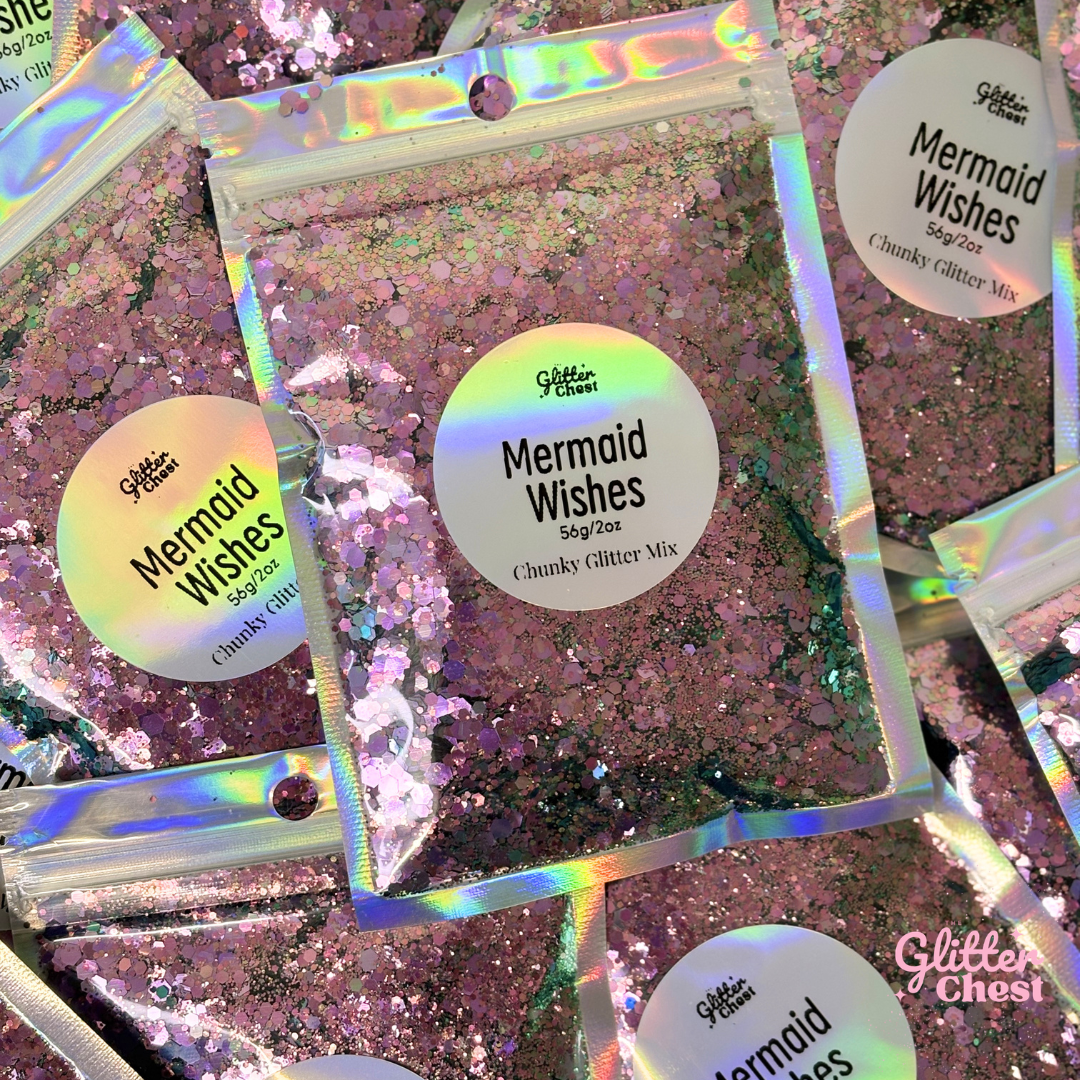 Mermaid Wishes Chunky Glitter - 2oz/56g