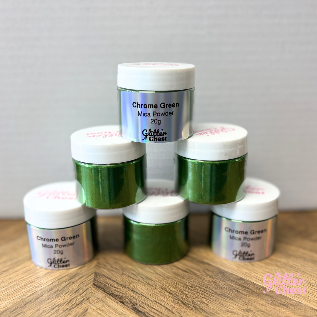 Chrome Green Mica Powder - 20g