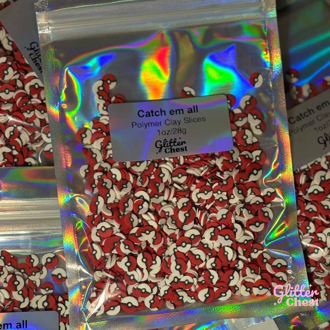 Catch Em All Polymer Clay Slices - 1oz/28g bag