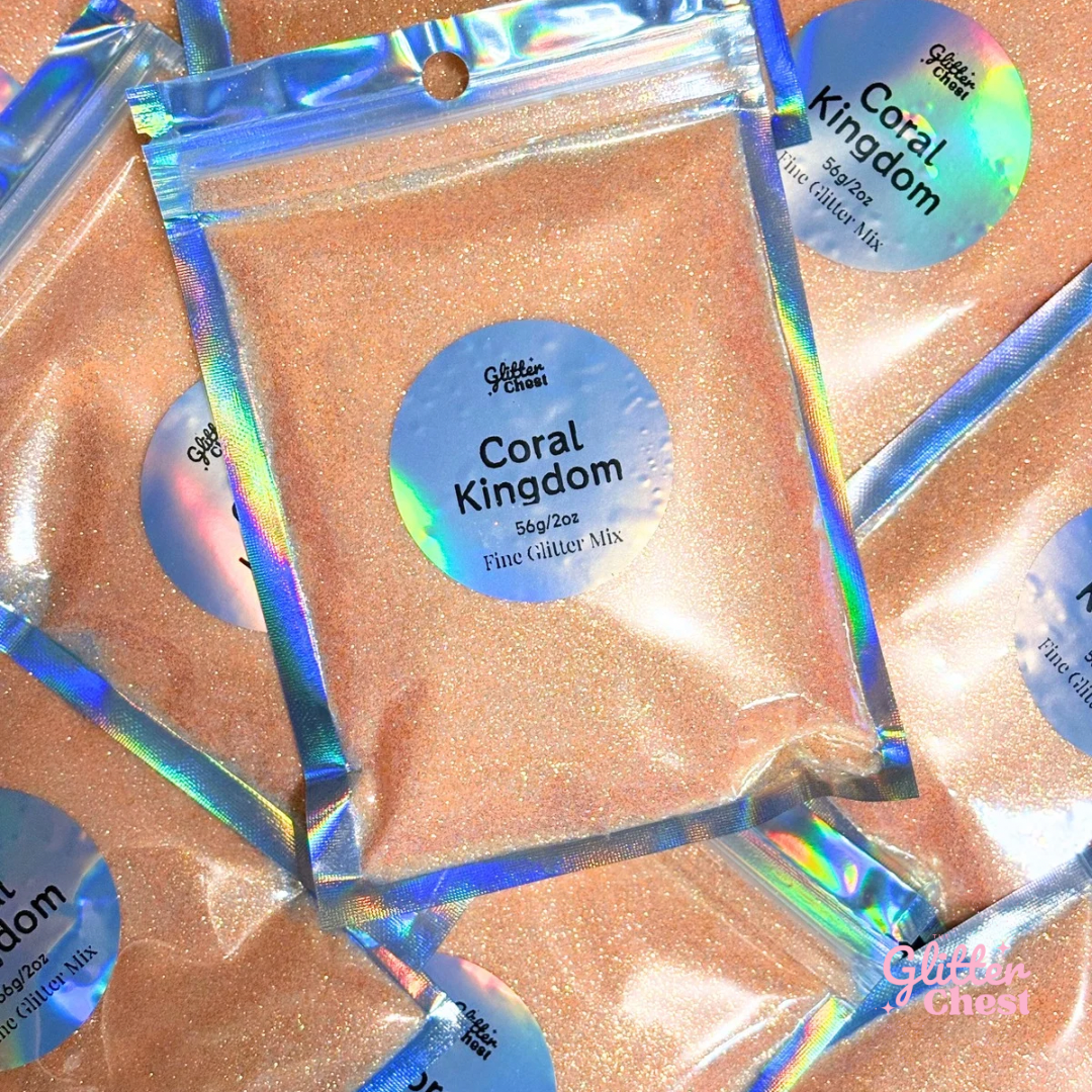 Coral Kingdom Fine Glitter - 2oz/56g