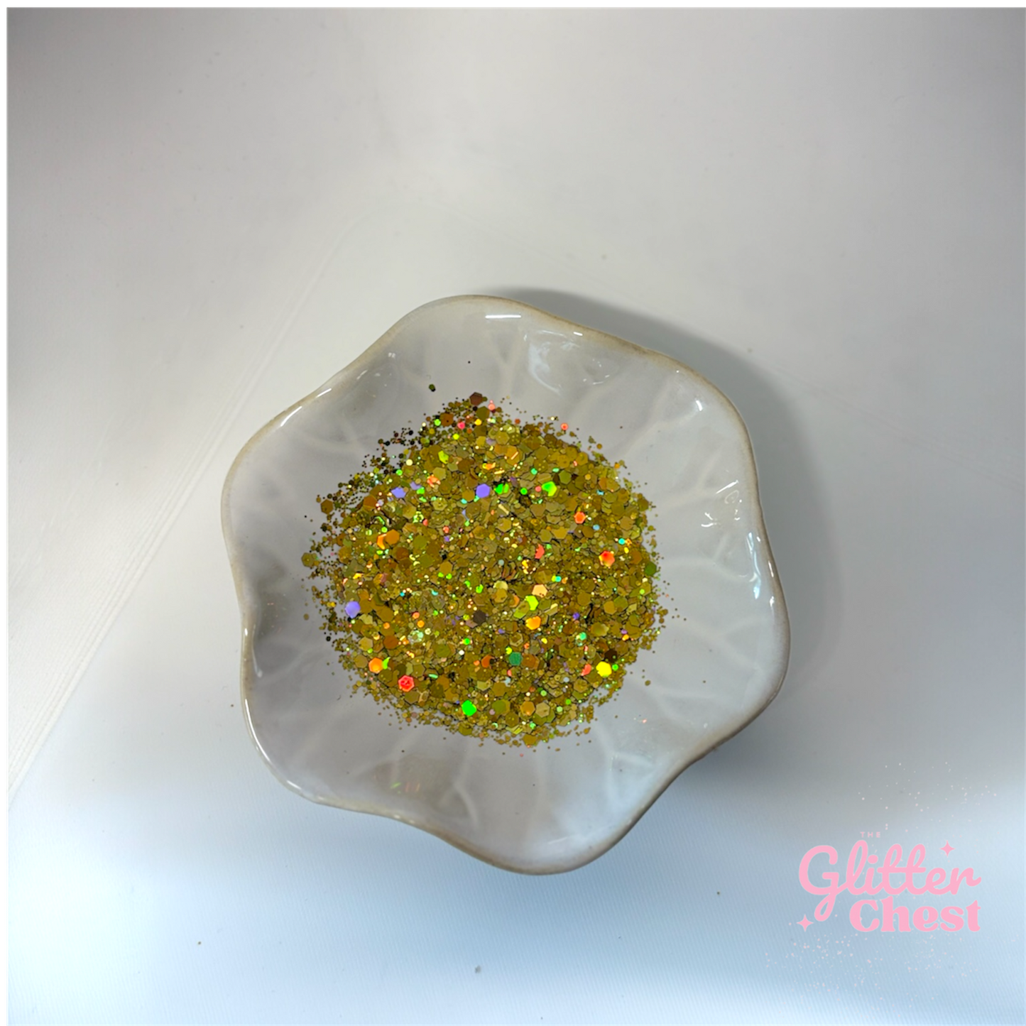 Honey Glow Holographic Chunky Glitter - 2oz/56g