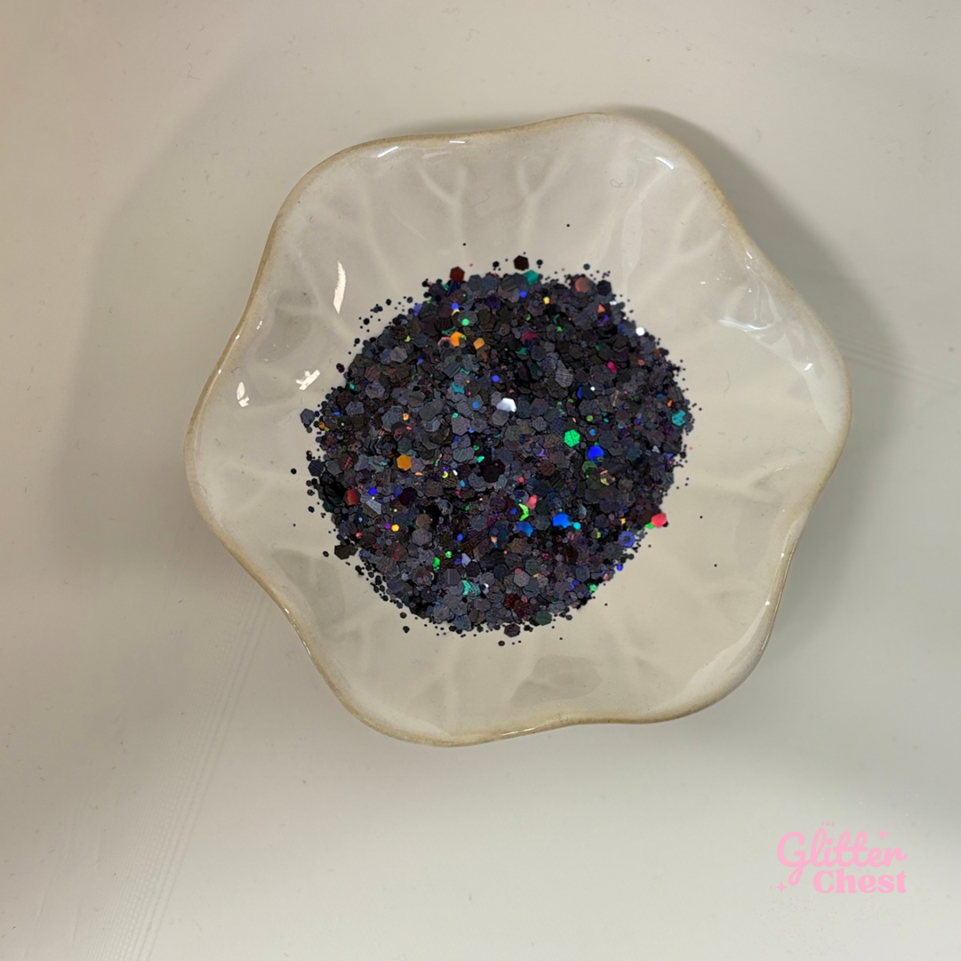 Cosmic Smoke Holographic Chunky Glitter - 2oz/56g