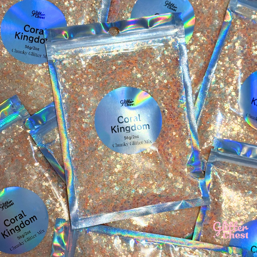 Coral Kingdom High Sparkling Chunky Glitter - 2oz/56g