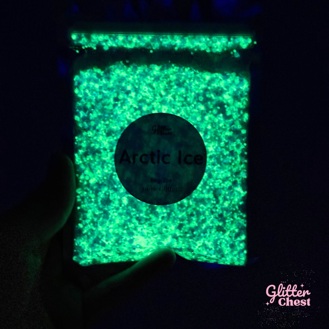 Arctic Ice Chunky Glow Glitter - 2oz/56g