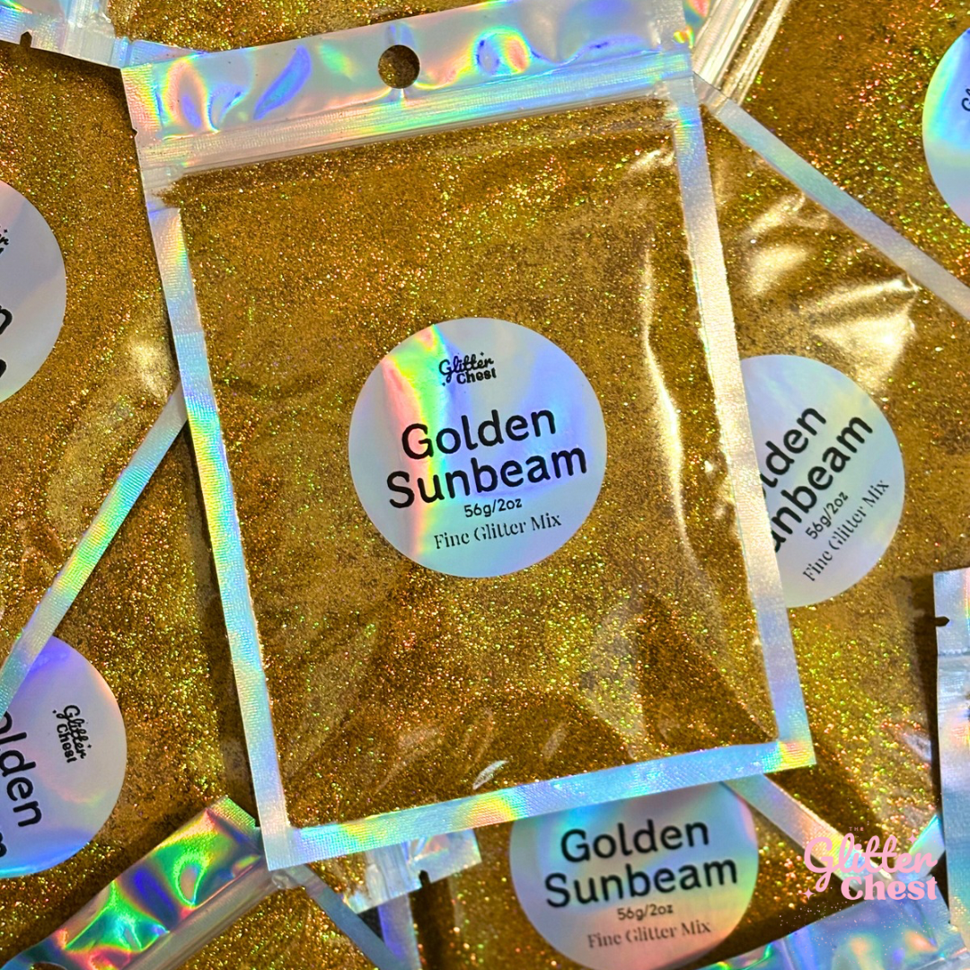 Golden Sunbeam Holographic Fine Glitter - 2oz/56g