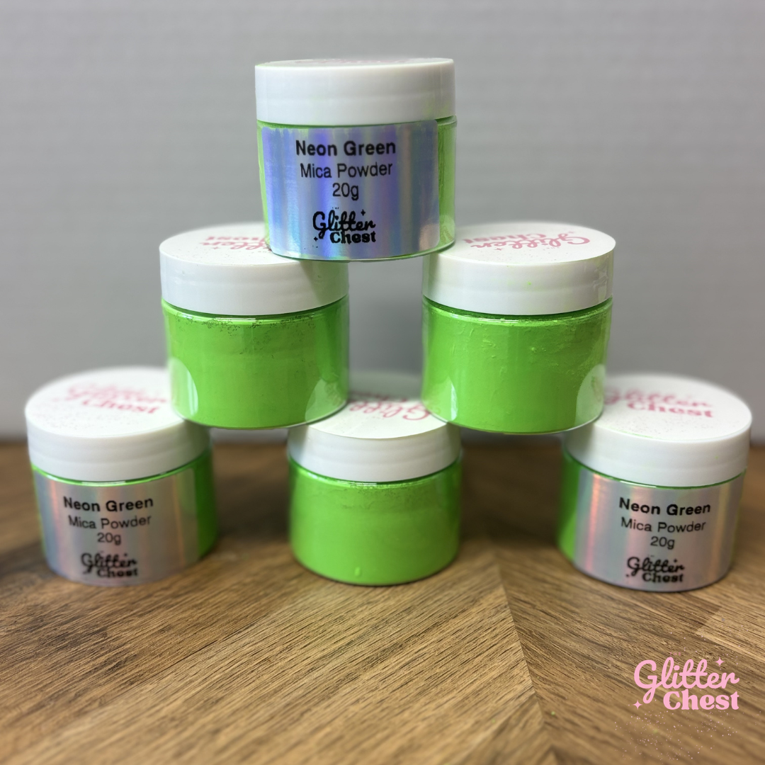 Neon Green Mica Powder - 20g