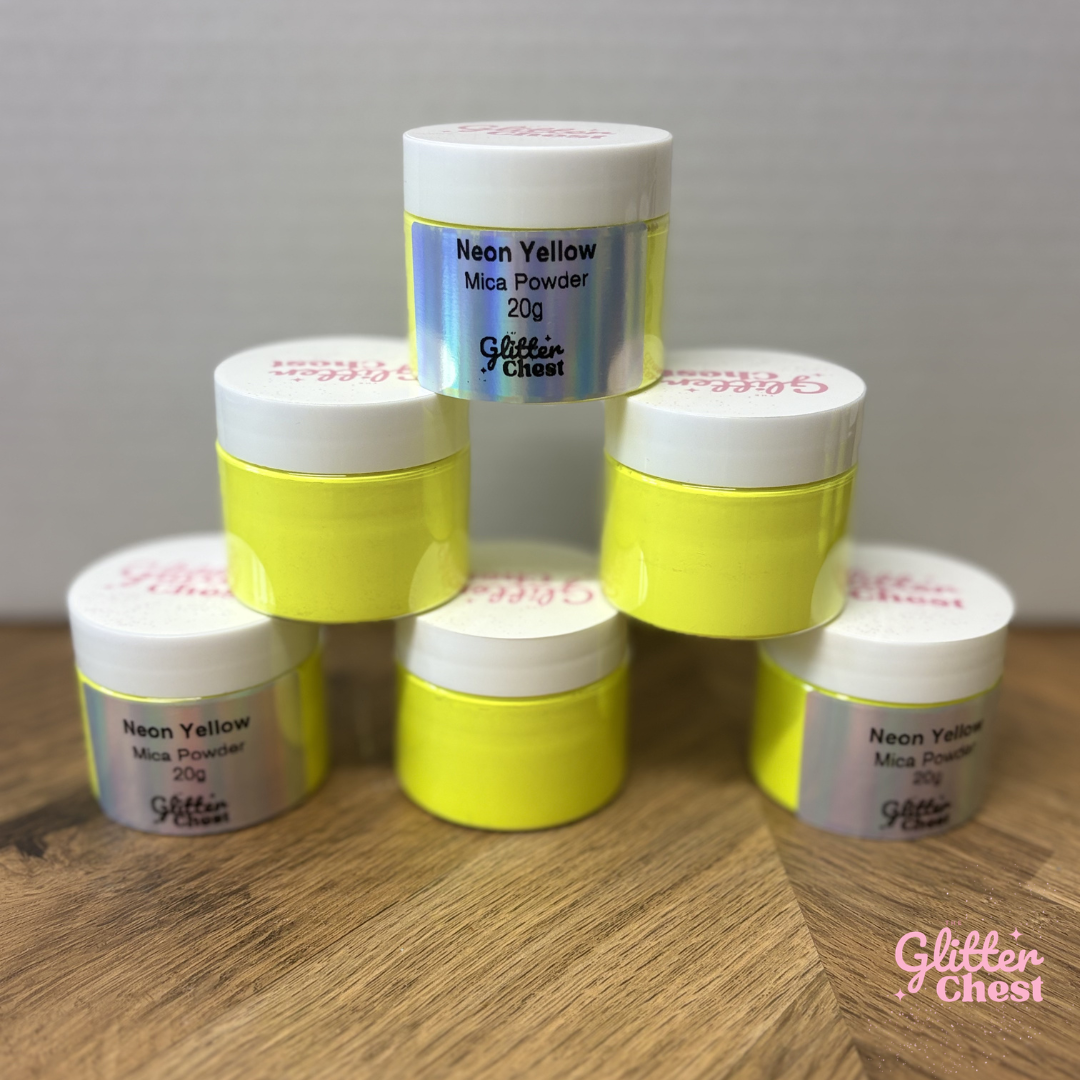 Neon Yellow Mica Powder - 20g