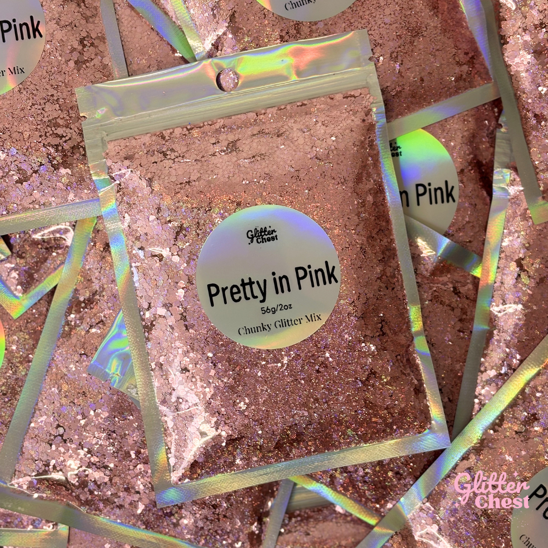 Pretty In Pink Chunky Glitter - 2oz/56g