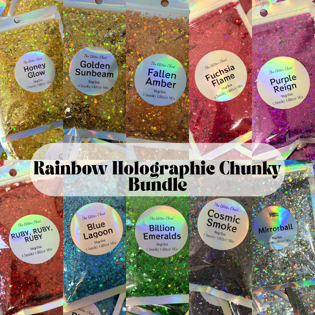 Rainbow Holographic Chunky Bundle