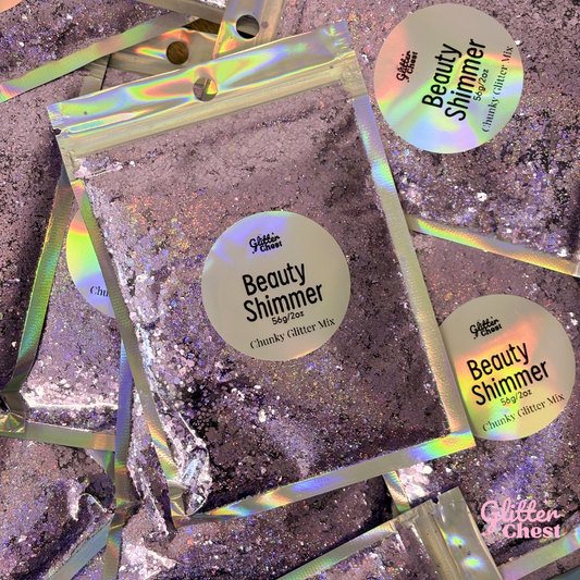 Beauty Shimmer Chunky Glitter - 2oz/56g