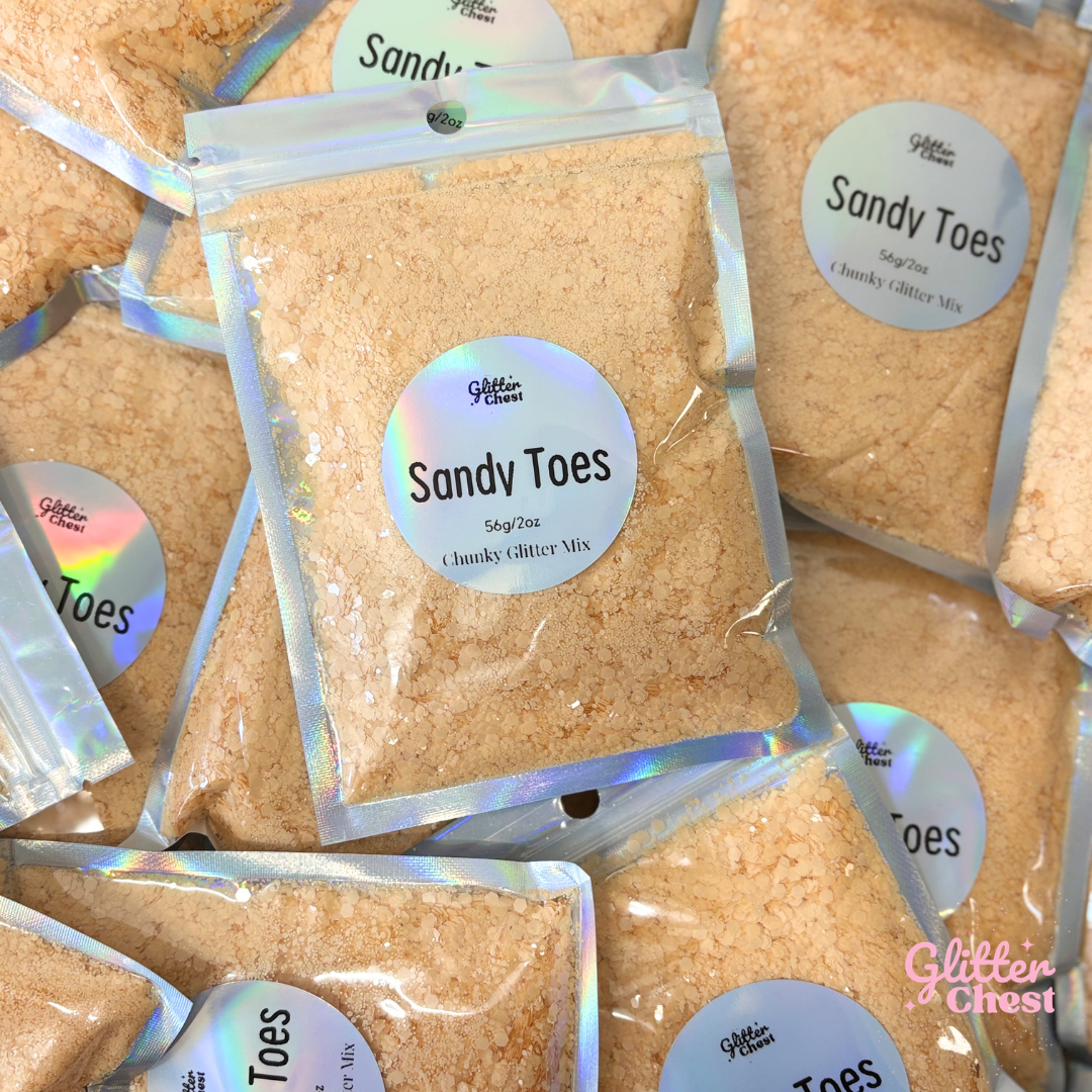 Sandy Toes Chunky Glitter - 2oz/56g