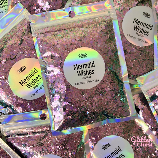 Mermaid Wishes Chunky Glitter - 2oz/56g