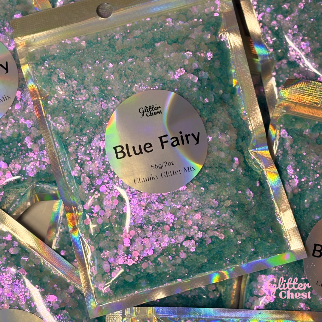 Blue Fairy Chunky Glitter - 2oz/56g