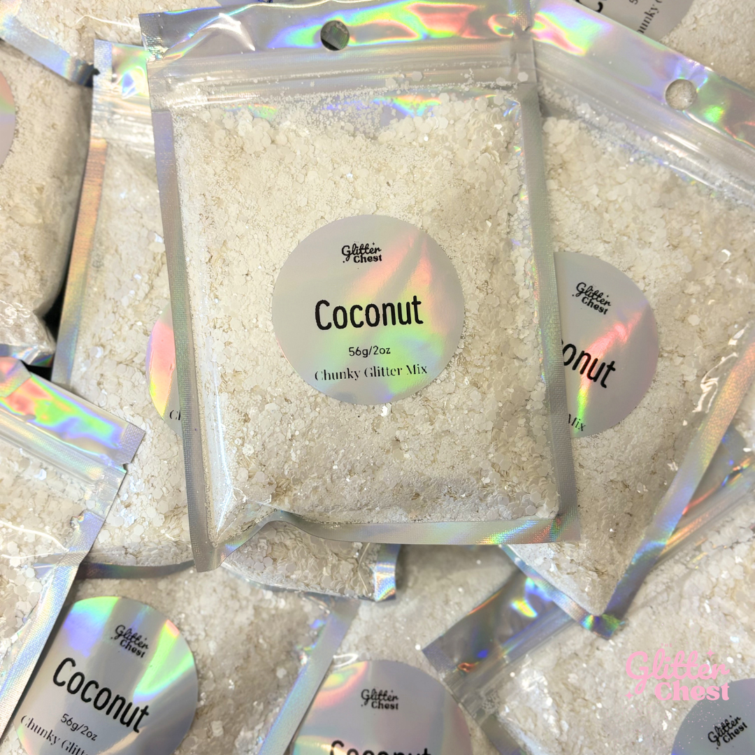 Coconut Chunky Glitter - 2oz/56g