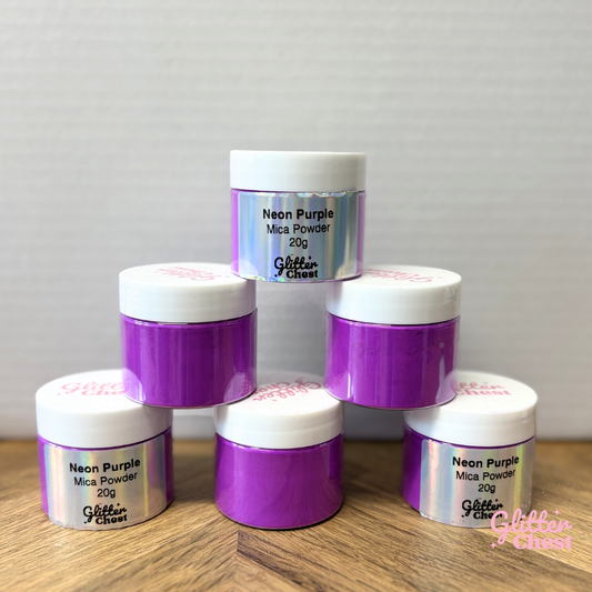 Neon Purple Mica Powder - 20g