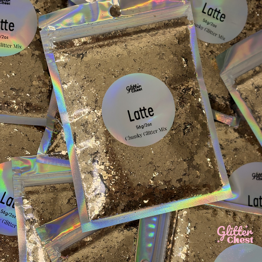 Latte Chunky Glitter - 2oz/56g