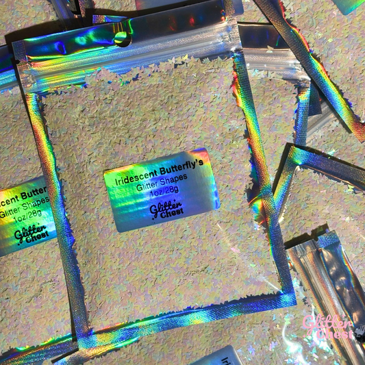 Iridescent Butterfly's Glitter Shapes - 1oz/28g