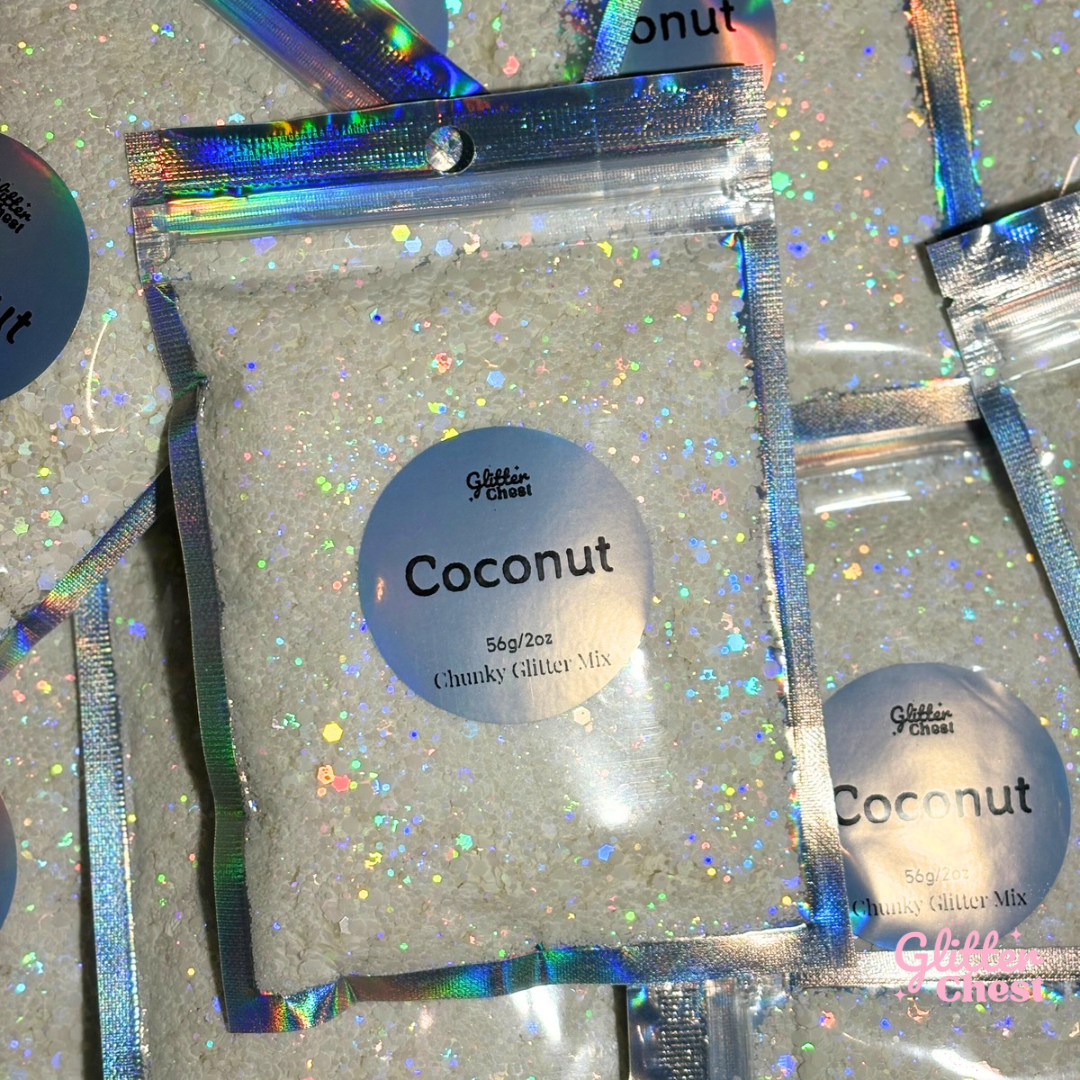 Coconut Chunky Glitter - 2oz/56g
