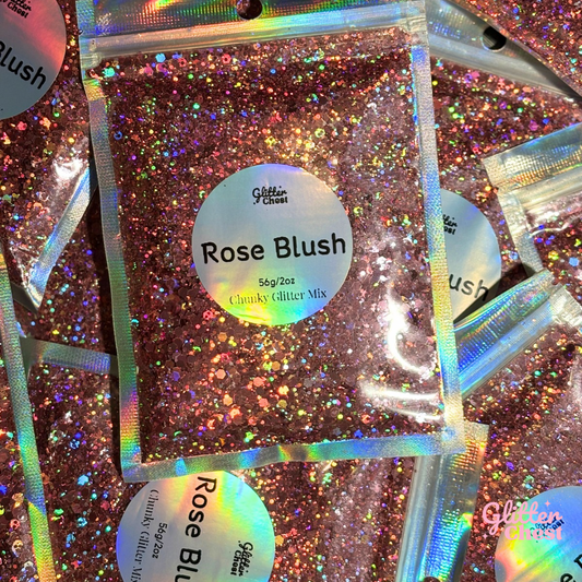 Rose Blush Chunky Glitter - 2oz/56g
