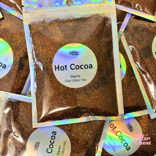 Hot Cocoa Holographic Fine Glitter - 2oz/56g