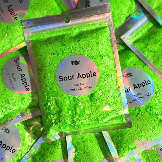 Sour Apple Chunky Glitter - 2oz/56g