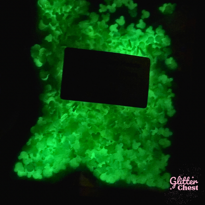 Glow Mickey Heads Polymer Clay Slices – 1oz/28g Bag