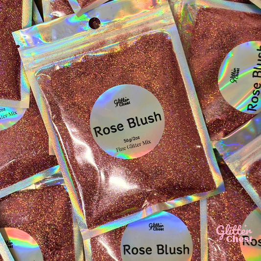 Rose Blush Holographic Fine Glitter - 2oz/56g