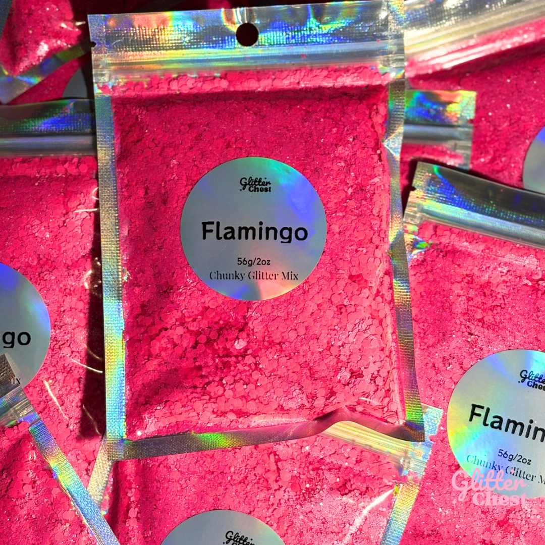 Flamingo Chunky Glitter - 2oz/56g