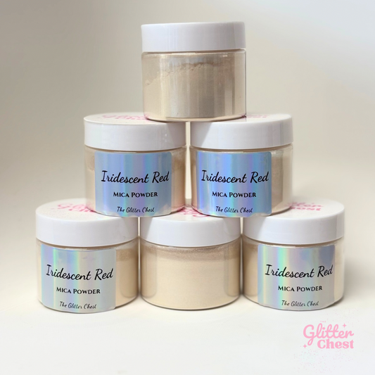 Iridescent Red Mica Powder - 20g
