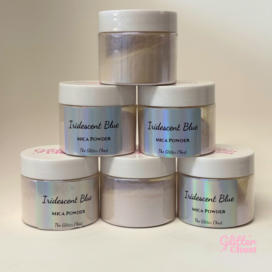Iridescent Blue Mica Powder - 20g