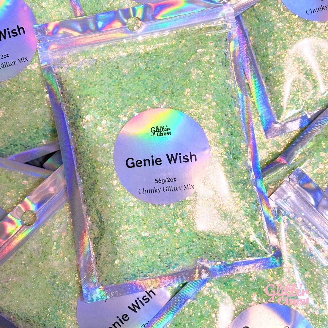 Genie Wish High Sparkling Chunky Glitter - 2oz/56g