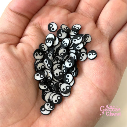 Yin Yang Polymer Clay Slices – 1oz/28g Bag