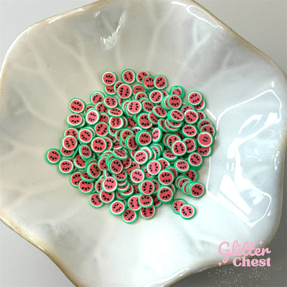 Watermelon Polymer Clay Slices – 1oz/28g Bag