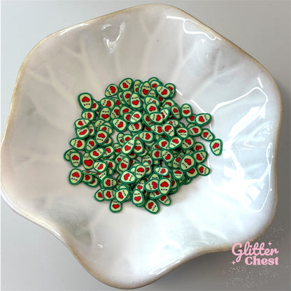 Avocado Polymer Clay Slices – 1oz/28g Bag