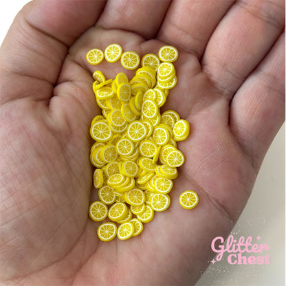 Lemon Polymer Clay Slices – 1oz/28g Bag