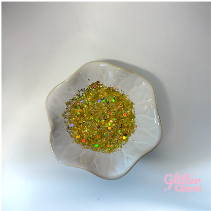Honey Glow Holographic Chunky Glitter - 2oz/56g