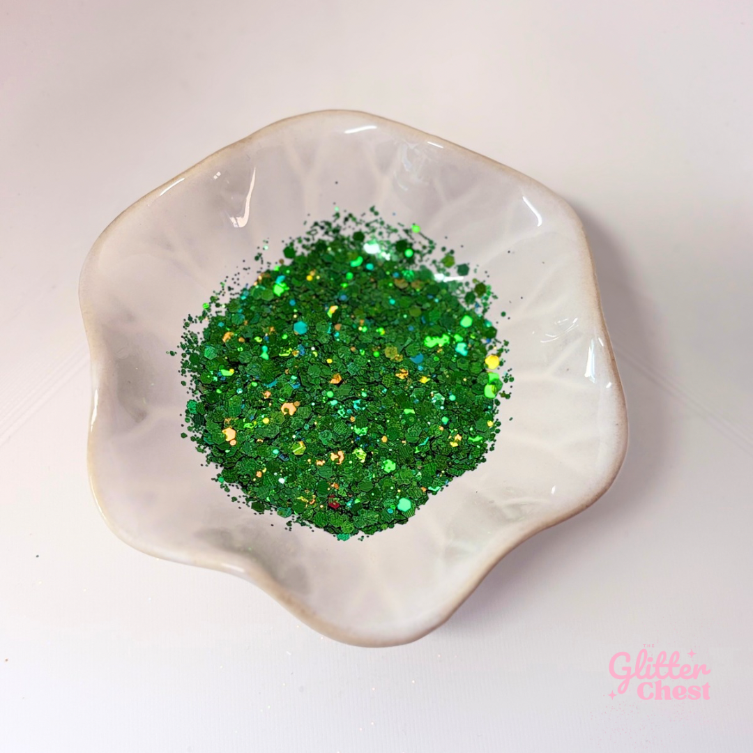 Billion Emeralds Holographic Chunky Glitter - 2oz/56g