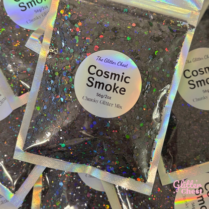 Cosmic Smoke Holographic Chunky Glitter - 2oz/56g