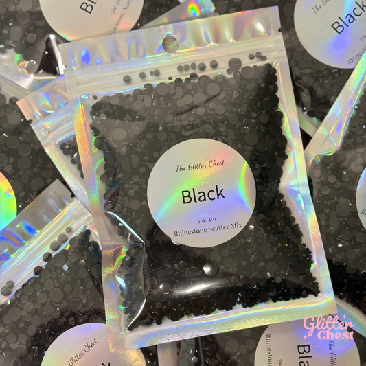 Black Rhinestones - 56g/2oz