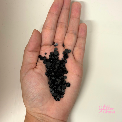 Black Rhinestones - 56g/2oz