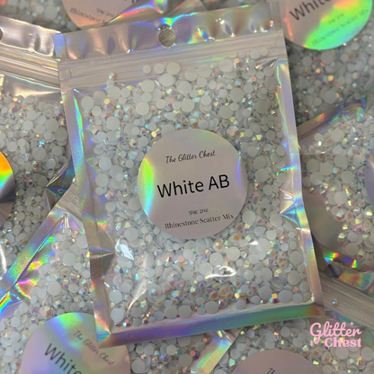 White AB Rhinestones - 56g/2oz