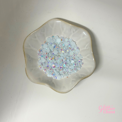 White AB Rhinestones - 56g/2oz