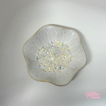 Clear AB Rhinestones - 56g/2oz