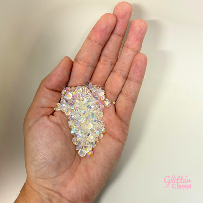 Clear AB Rhinestones - 56g/2oz