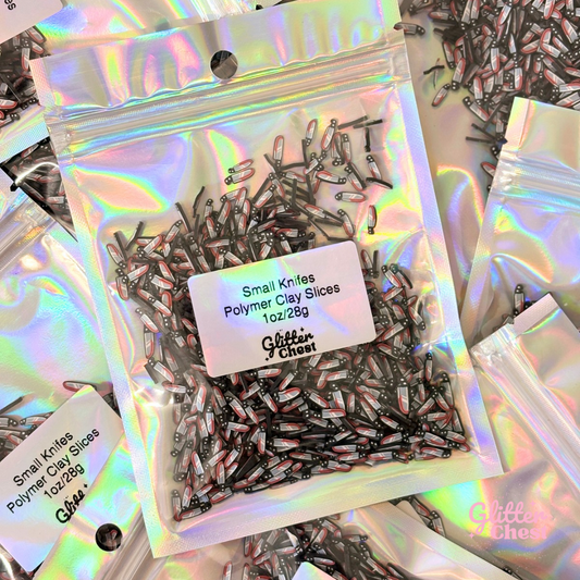 Small Knives Polymer Clay Slices – 1oz/28g Bag