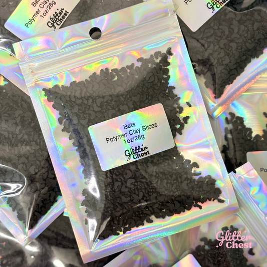 Bats Polymer Clay Slices – 1oz/28g Bag