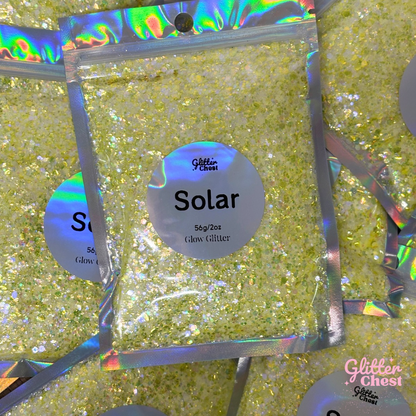 Solar Chunky Glow Glitter - 2oz/56g