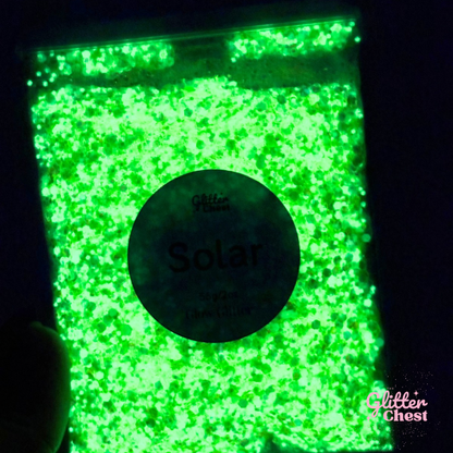 Solar Chunky Glow Glitter - 2oz/56g